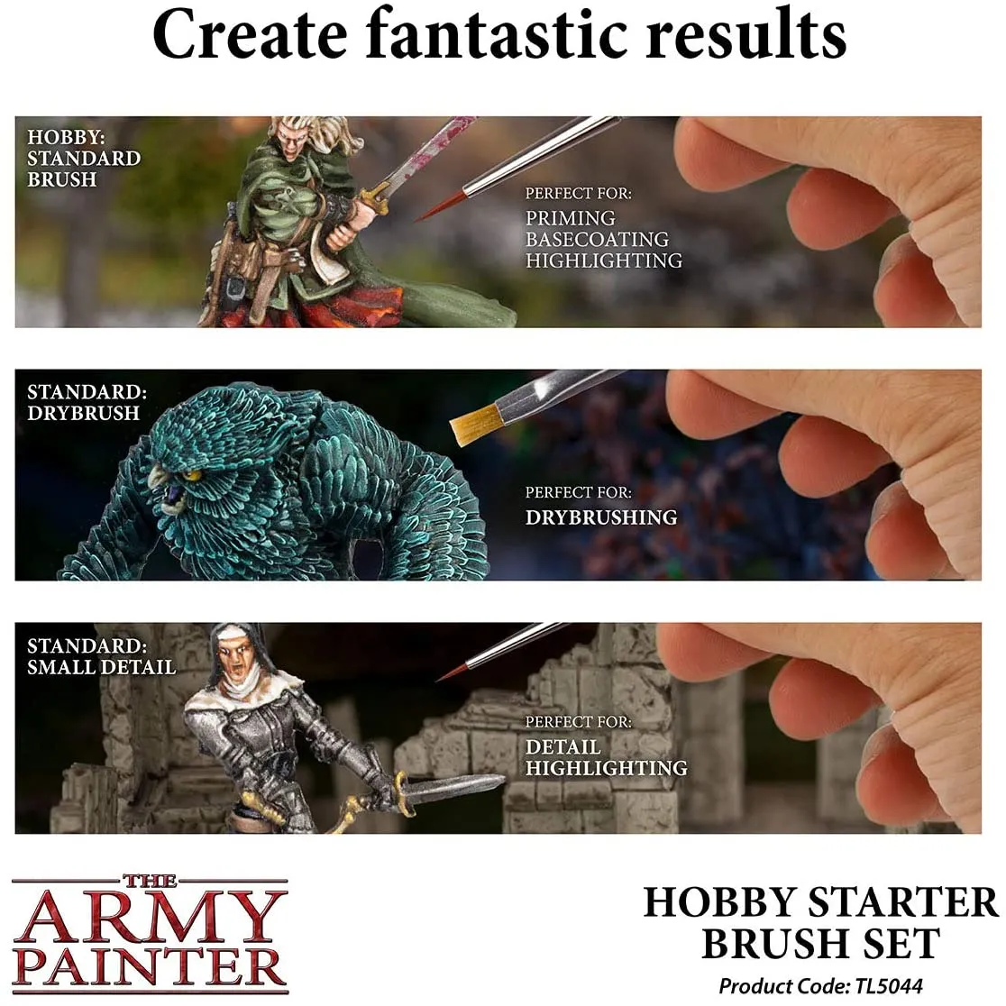 The Army Painter - Hobby Starter Brush Set