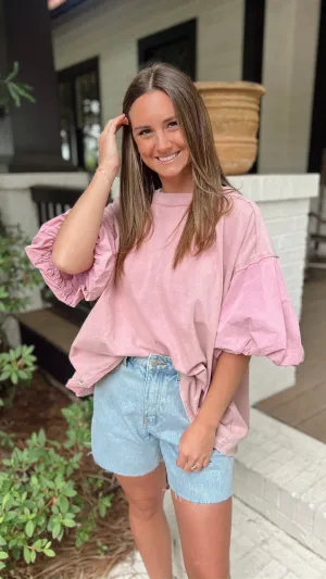 The Dusty Mauve Top