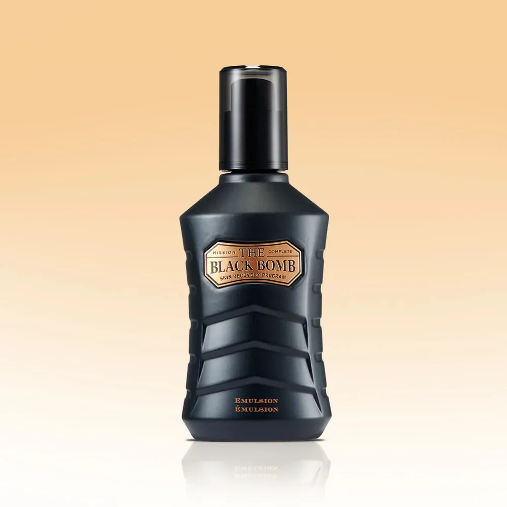 The Face Shop THE BLACK BOMB EMULSION Emultion 130   Toner 32 ml  مستحلب مرطب للبشرة من ذا فيس شوب