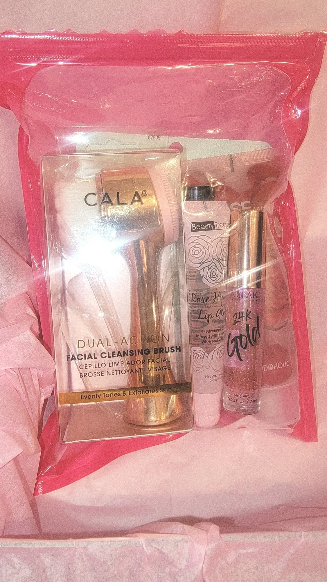 THE LUXE NK GLAM GIRL BEAUTY COLLECTION - FACIAL CLEANSING BRUSH SYSTEM