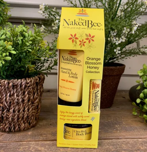 The Naked Bee Gift Set- Orange Blossom Honey