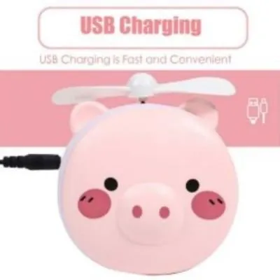 The Piglet - Make Up Mirror with LED and Fan