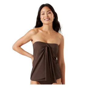 Tommy Bahama Sarong Wrap Bandini TSW90120T - Pearl Solids Double Chocolate