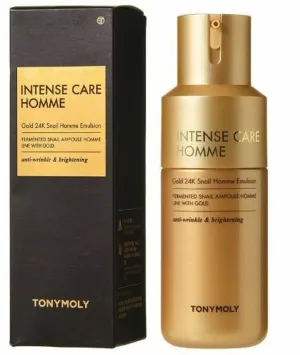 TONYMOLY Intense Care Gold 24K Snail Homme Emulsion مستحلب الحلزون للعناية المركزة بالذهب