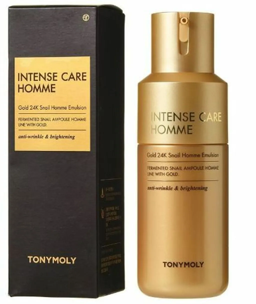 TONYMOLY Intense Care Gold 24K Snail Homme Emulsion مستحلب الحلزون للعناية المركزة بالذهب