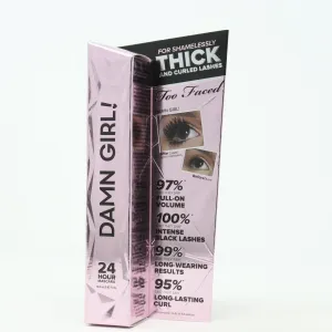 Too Faced Damn Girl! 24 Hour Mascara Black 0.43oz/13ml New With Box