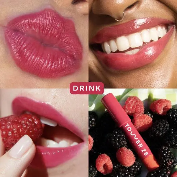 Tower 28 - JuiceBalm Vegan Tinted Lip Balm - Drink