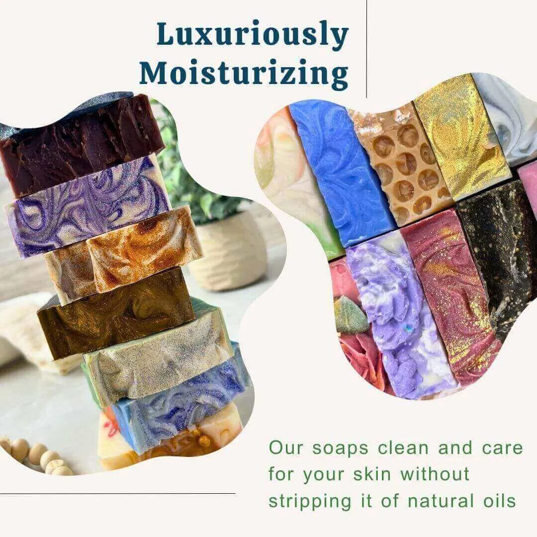 Tranquil Garden Oasis: Handmade Lavender Artisanal Soap | Natural & Eco-Friendly