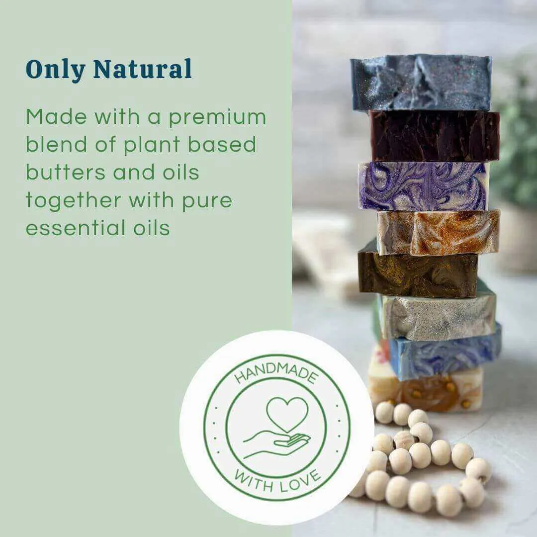 Tranquil Garden Oasis: Handmade Lavender Artisanal Soap | Natural & Eco-Friendly