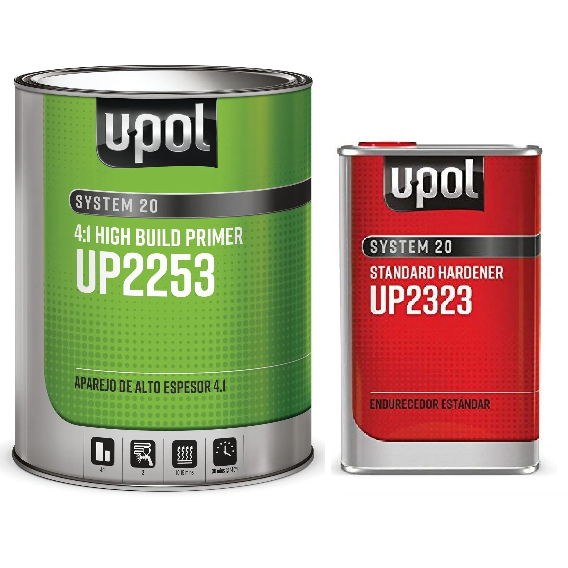 U-Pol 2253 4:1 2K High Build Primer  W/ Standard Hardener