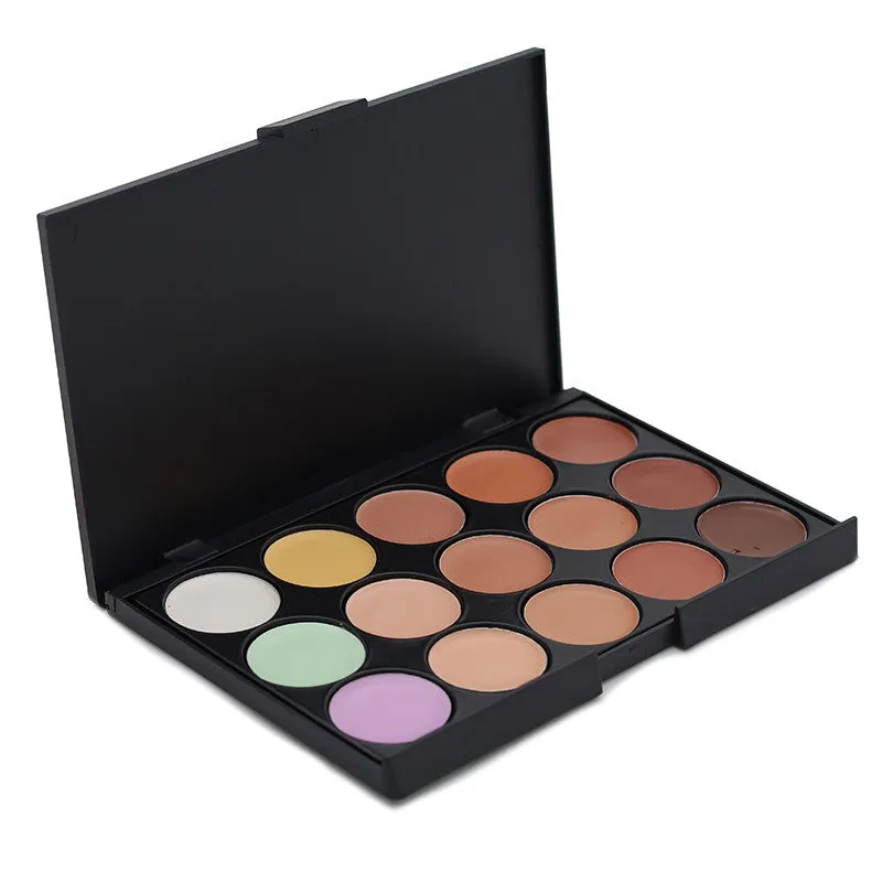 UCANBE Brand 3 different colors Professional 15 Color Camouflage Facial Concealer Palettes Neutral Makeup Cosmetic