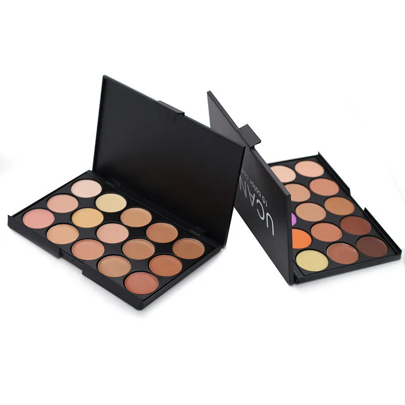 UCANBE Brand 3 different colors Professional 15 Color Camouflage Facial Concealer Palettes Neutral Makeup Cosmetic