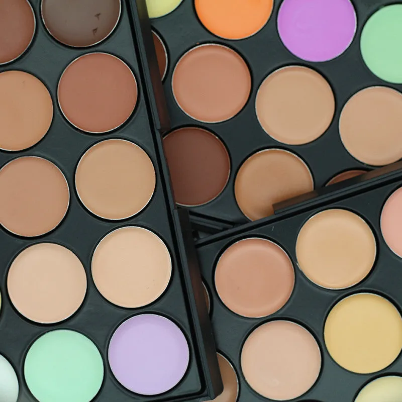 UCANBE Brand 3 different colors Professional 15 Color Camouflage Facial Concealer Palettes Neutral Makeup Cosmetic