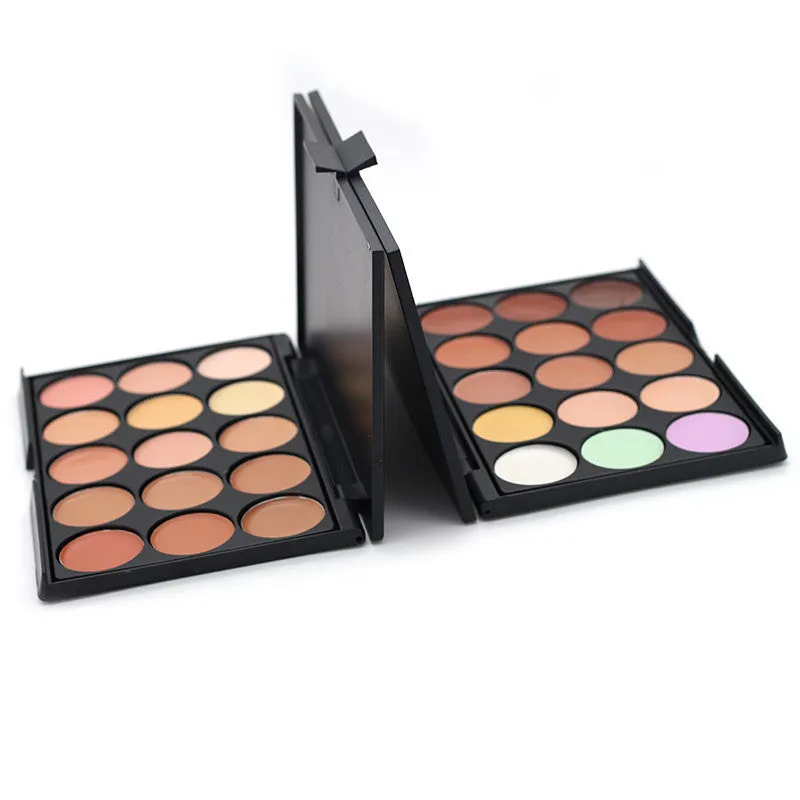 UCANBE Brand 3 different colors Professional 15 Color Camouflage Facial Concealer Palettes Neutral Makeup Cosmetic