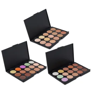 UCANBE Brand 3 different colors Professional 15 Color Camouflage Facial Concealer Palettes Neutral Makeup Cosmetic