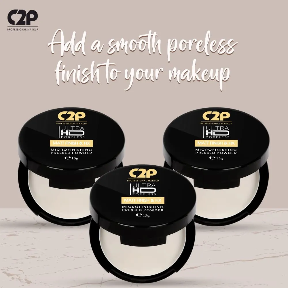ULTR HD PORELESS MATTE FINISH & FIX MICROFINISHING PRESSED POWDER