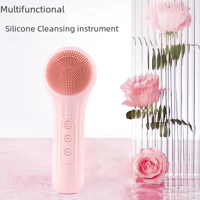 Ultrasonic Silicone Facial Cleansing Device
