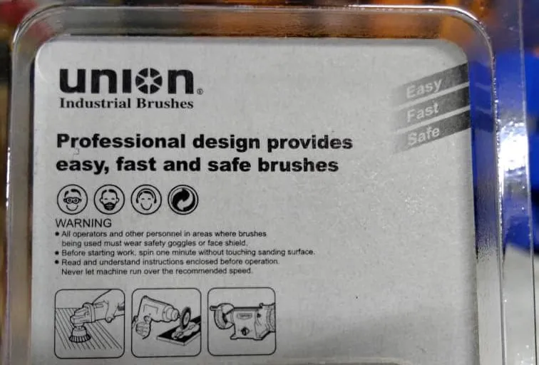 Union Circular Abrasive Wheel Brush Comes With Shank | Model : U-SW