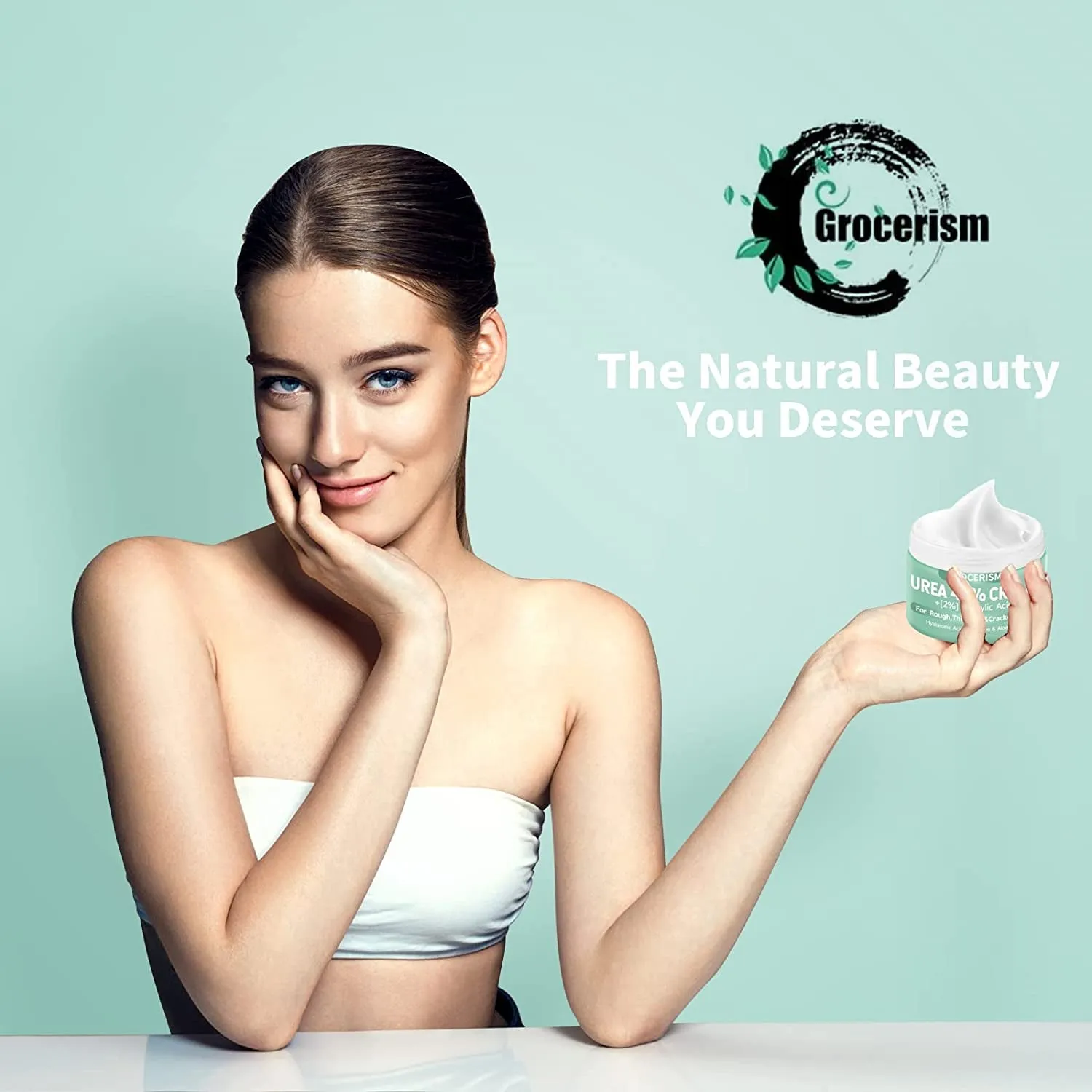 Urea Cream 40 Percent for Feet plus 2% Salicylic Acid 5.29 Oz || Foot Cream and Hand Cream Maximum Strength with Hyaluronic Acid,Tea Tree,And Aloe Vera for Deep Moisturizes,Callus Remover