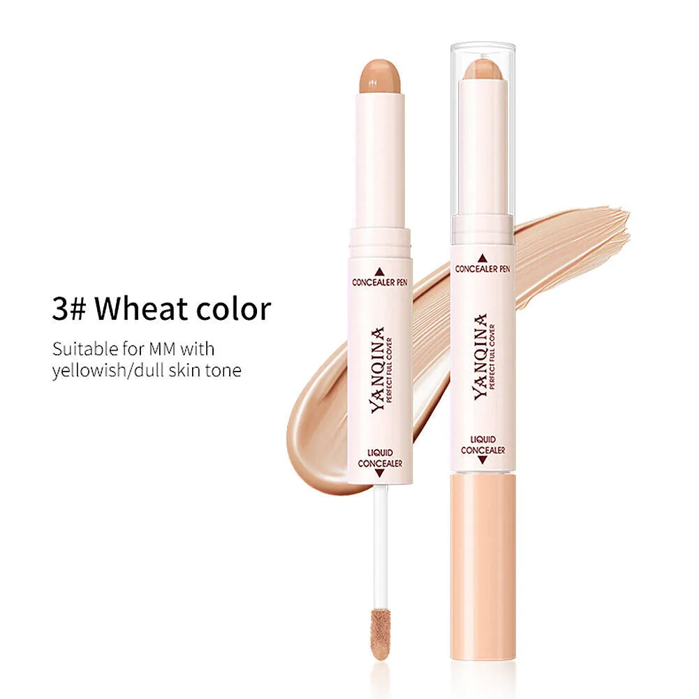 US 2-in-1 Dual Head Stick Liquid Concealer Hydrating Contouring Full Matte Cover