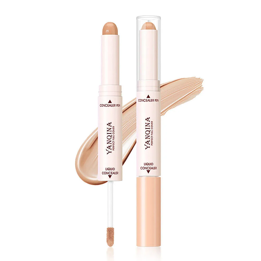 US 2-in-1 Dual Head Stick Liquid Concealer Hydrating Contouring Full Matte Cover