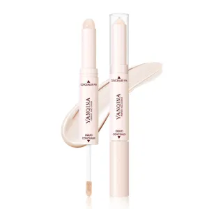 US 2-in-1 Dual Head Stick Liquid Concealer Hydrating Contouring Full Matte Cover