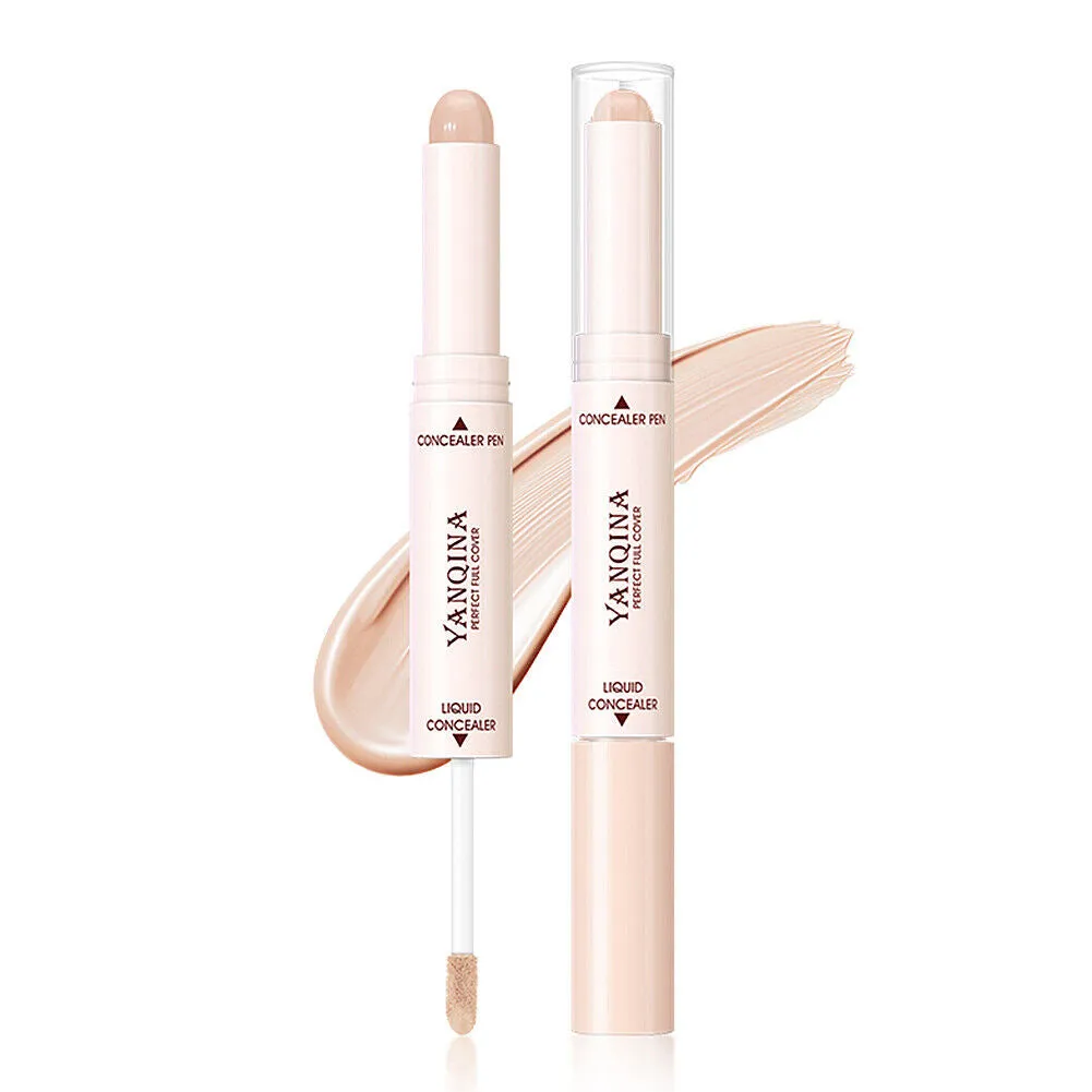 US 2-in-1 Dual Head Stick Liquid Concealer Hydrating Contouring Full Matte Cover