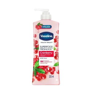 Vaseline Super Food Fresh Lock Cranberry Body Lotion 320ml