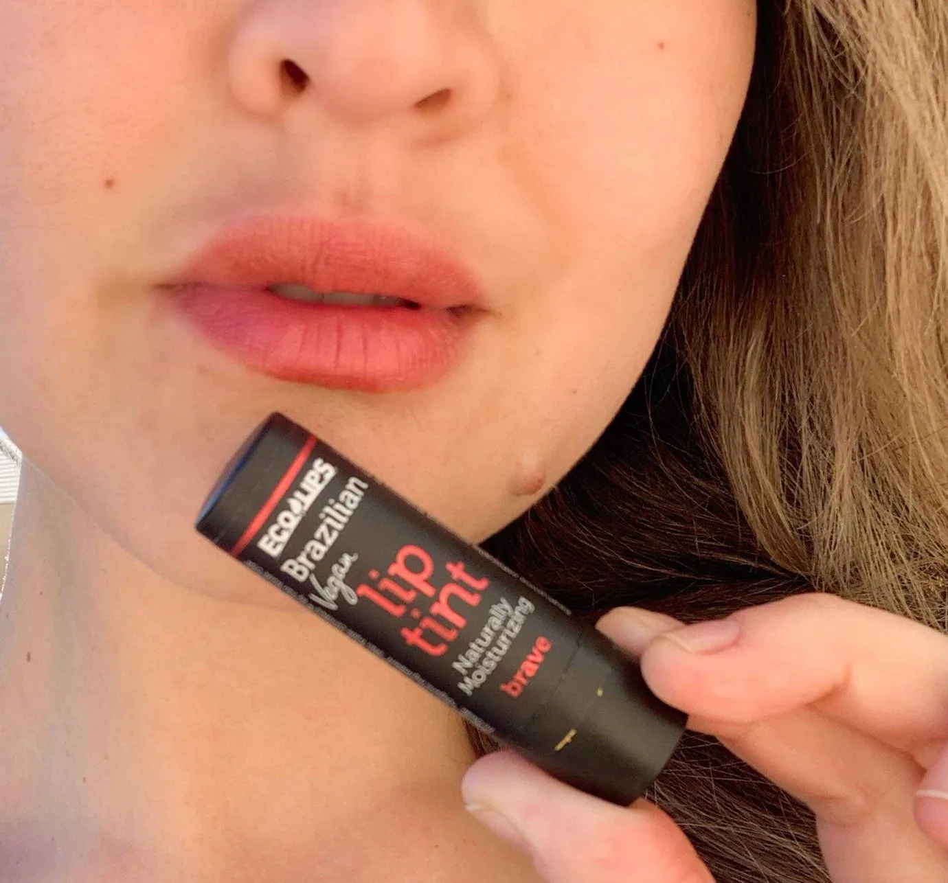Vegan Brazilian Lip Tint, Brave 0.15 oz.