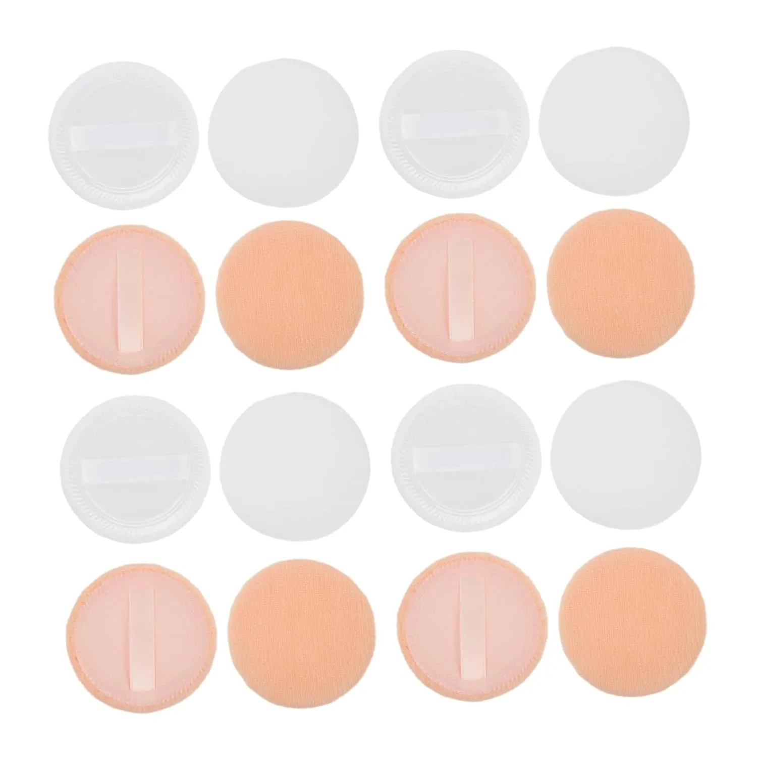 VICASKY 20Pcs Makeup Powder Puff Soft Concealer Cosmetic Sponges for Loose Powder Foundation and Includes Skin Tone