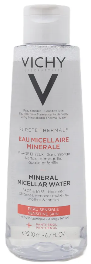 Vichy Laboratoires Mineral Micellar Water Face & Eyes Makeup Remover 6.7oz