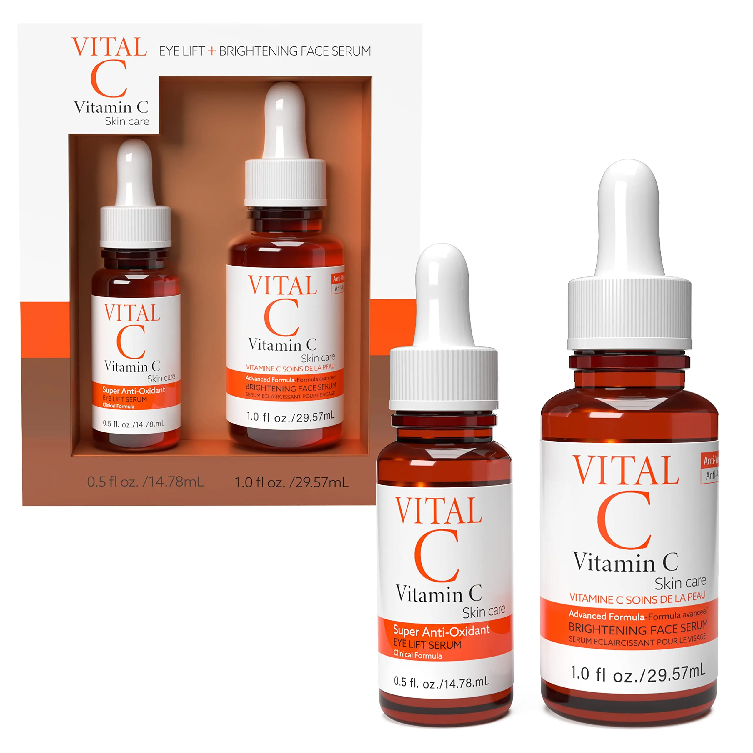 Vital C Advanced Face Serum & Eye Lift Serum Kit