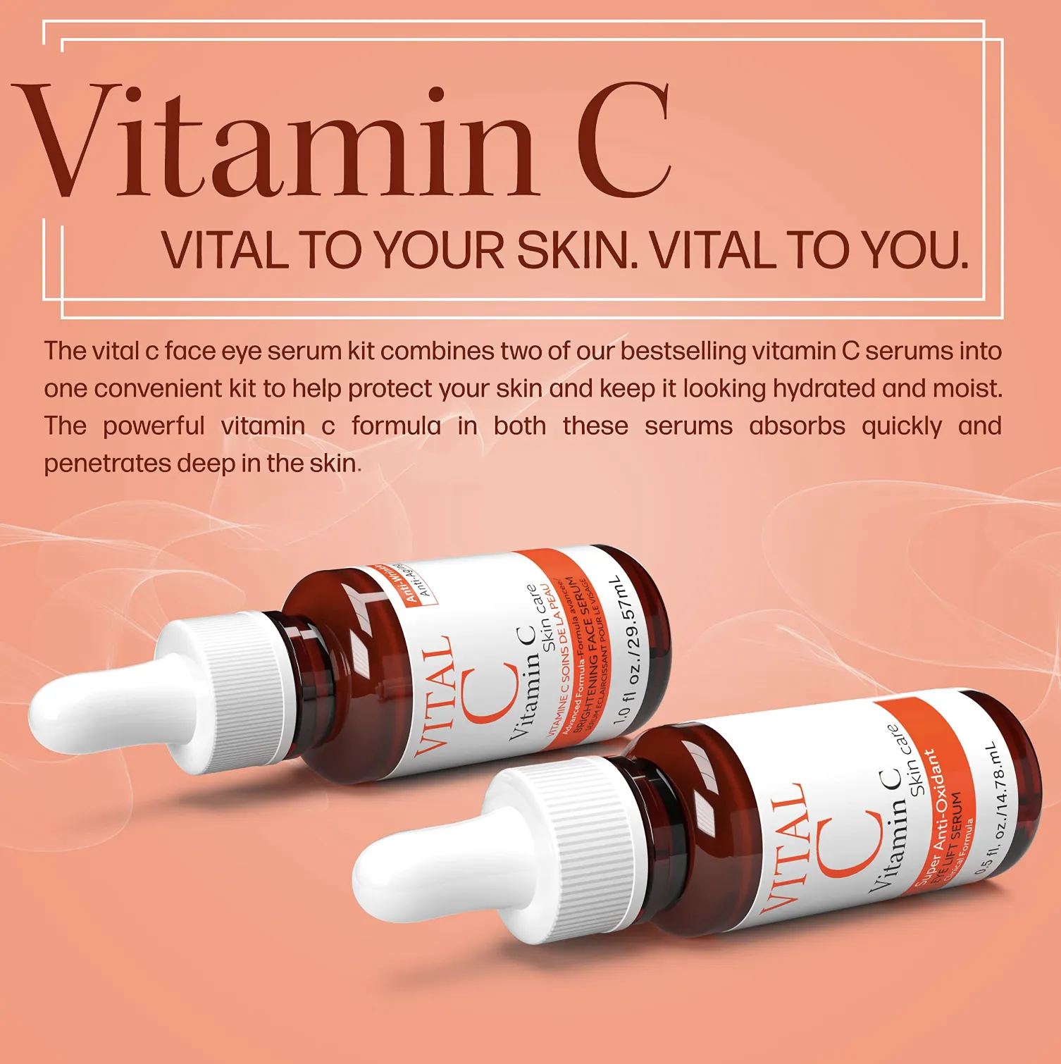 Vital C Advanced Face Serum & Eye Lift Serum Kit