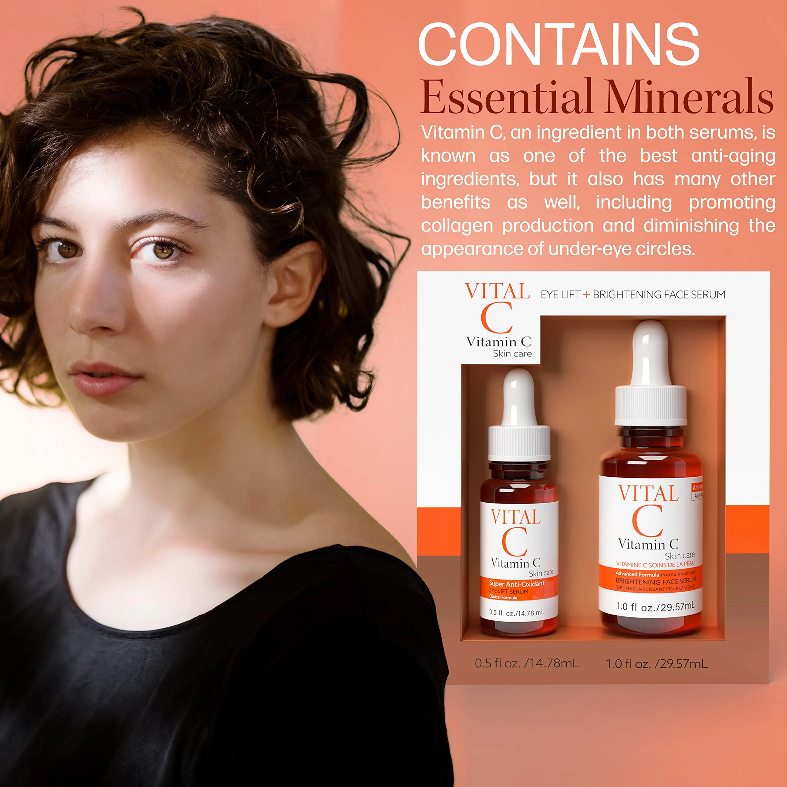 Vital C Advanced Face Serum & Eye Lift Serum Kit