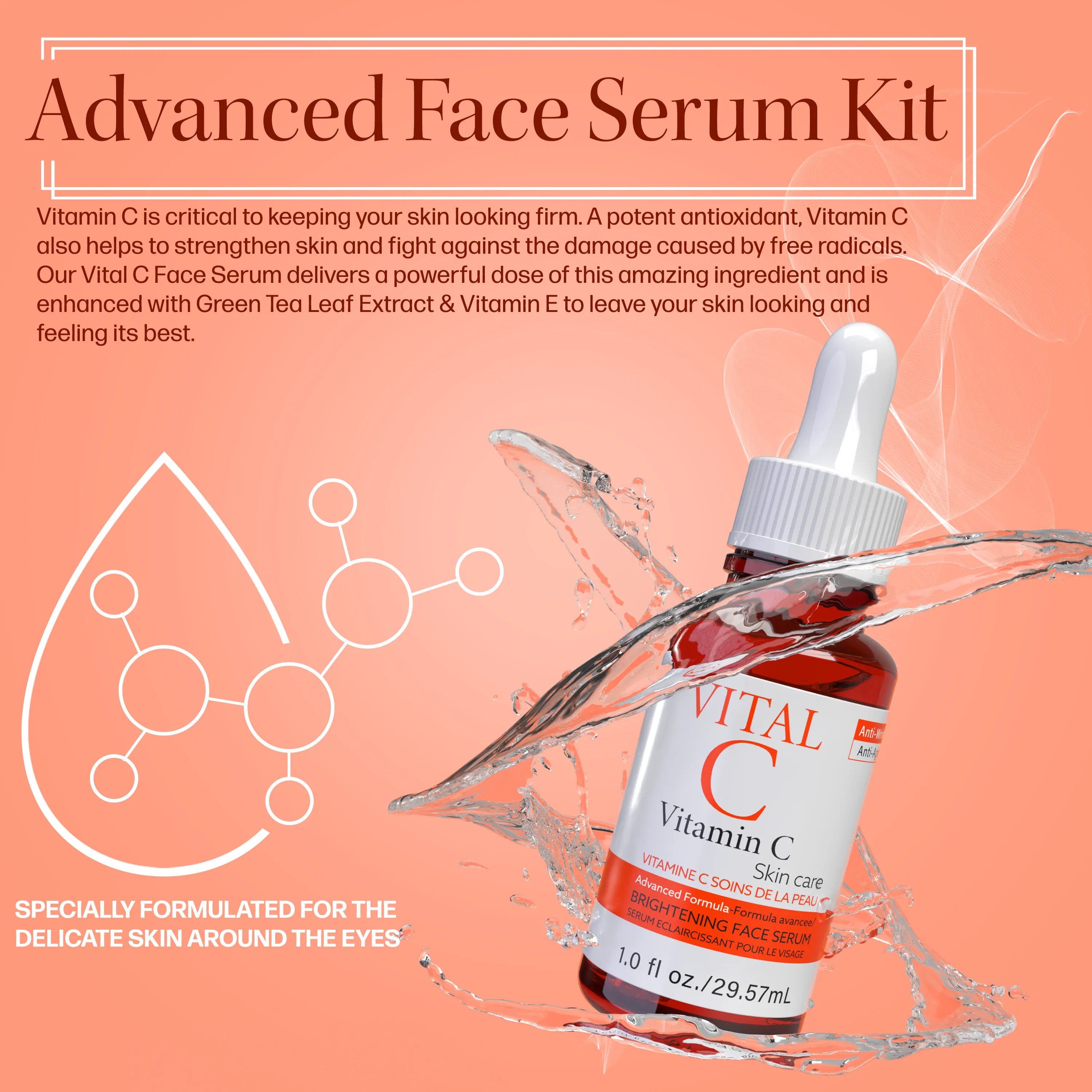 Vital C Advanced Face Serum & Eye Lift Serum Kit
