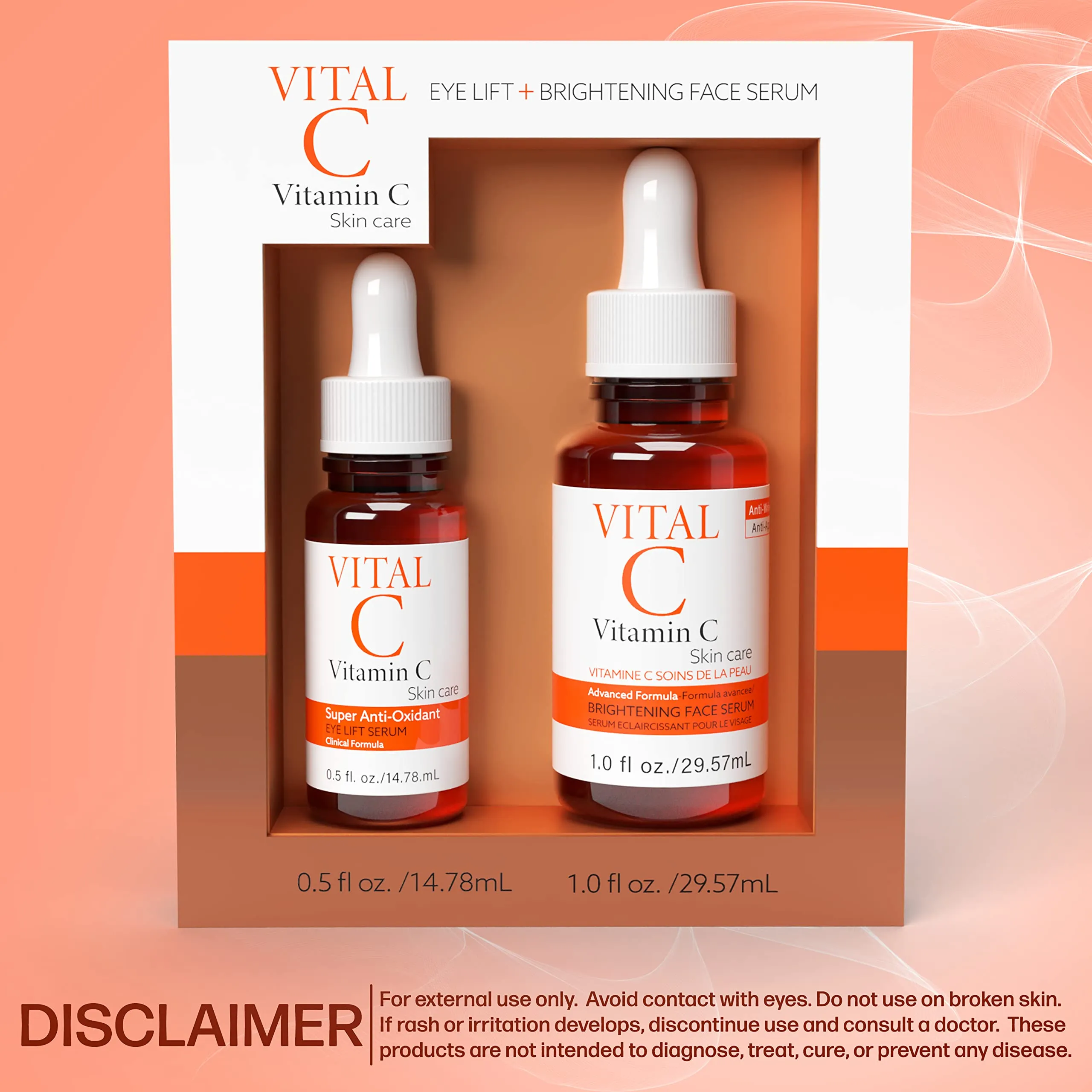 Vital C Advanced Face Serum & Eye Lift Serum Kit