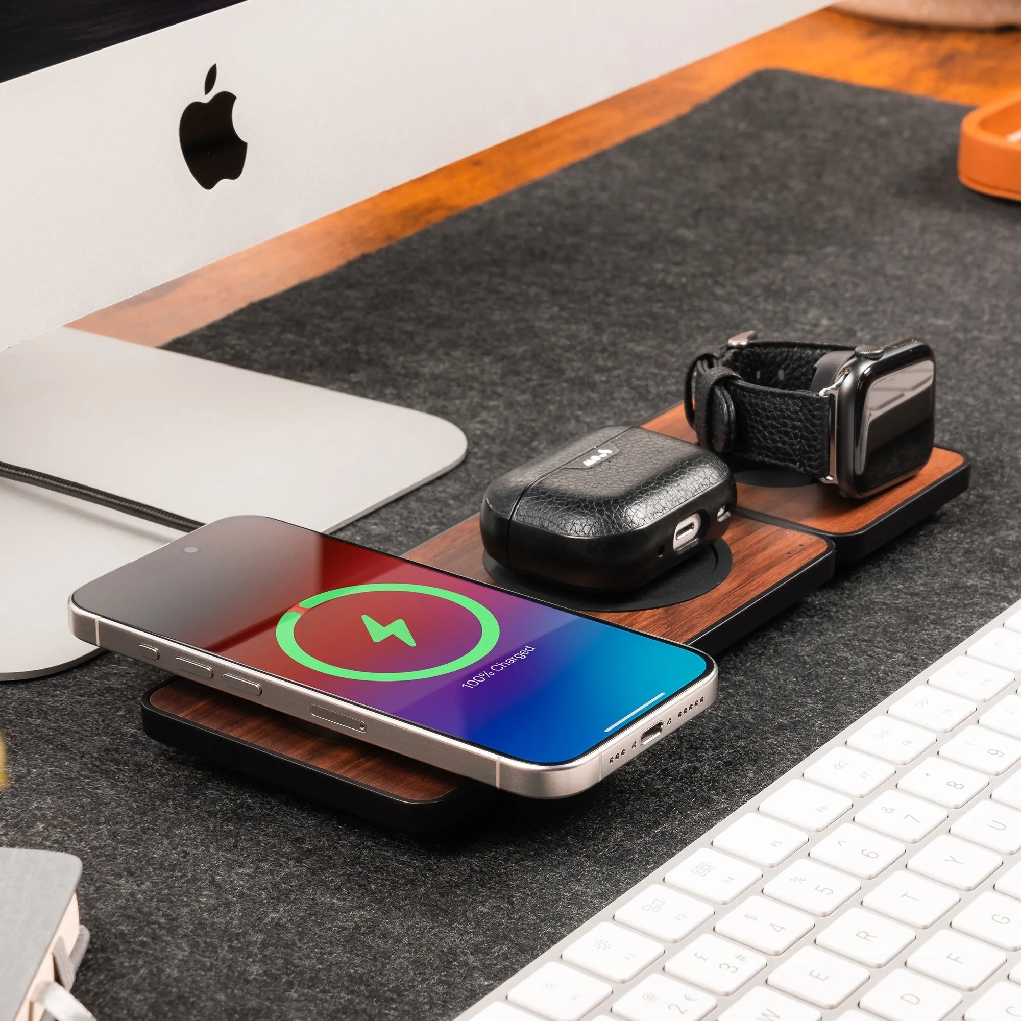 Walnut 4 in 1 Fast Charging Set