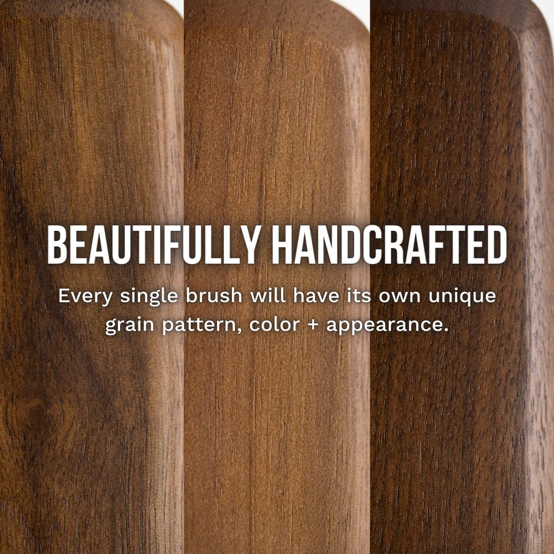 WALNUT RECTANGULAR BRUSH