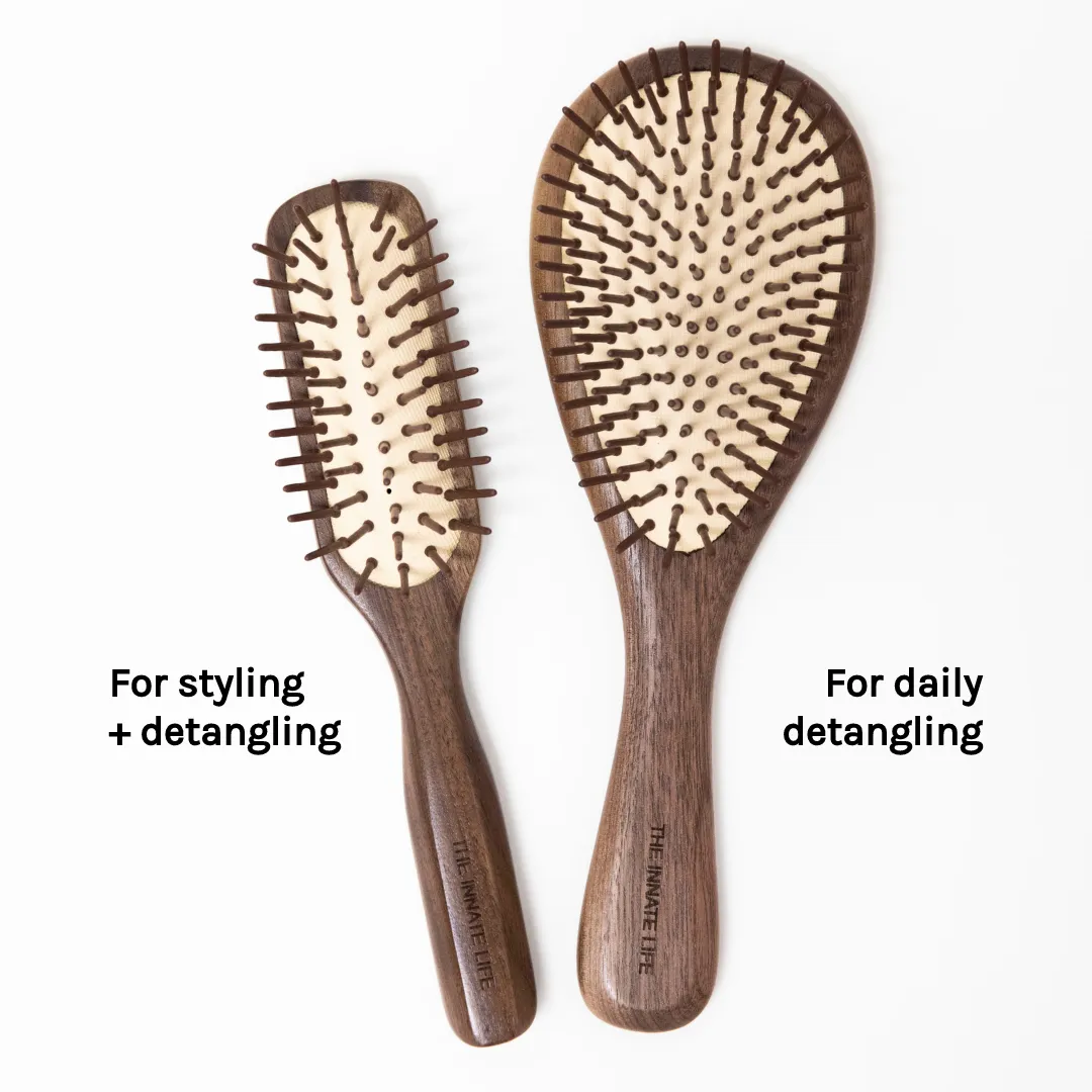 WALNUT RECTANGULAR BRUSH