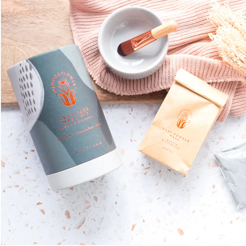 Wanderflower Clay Face Mask Kit