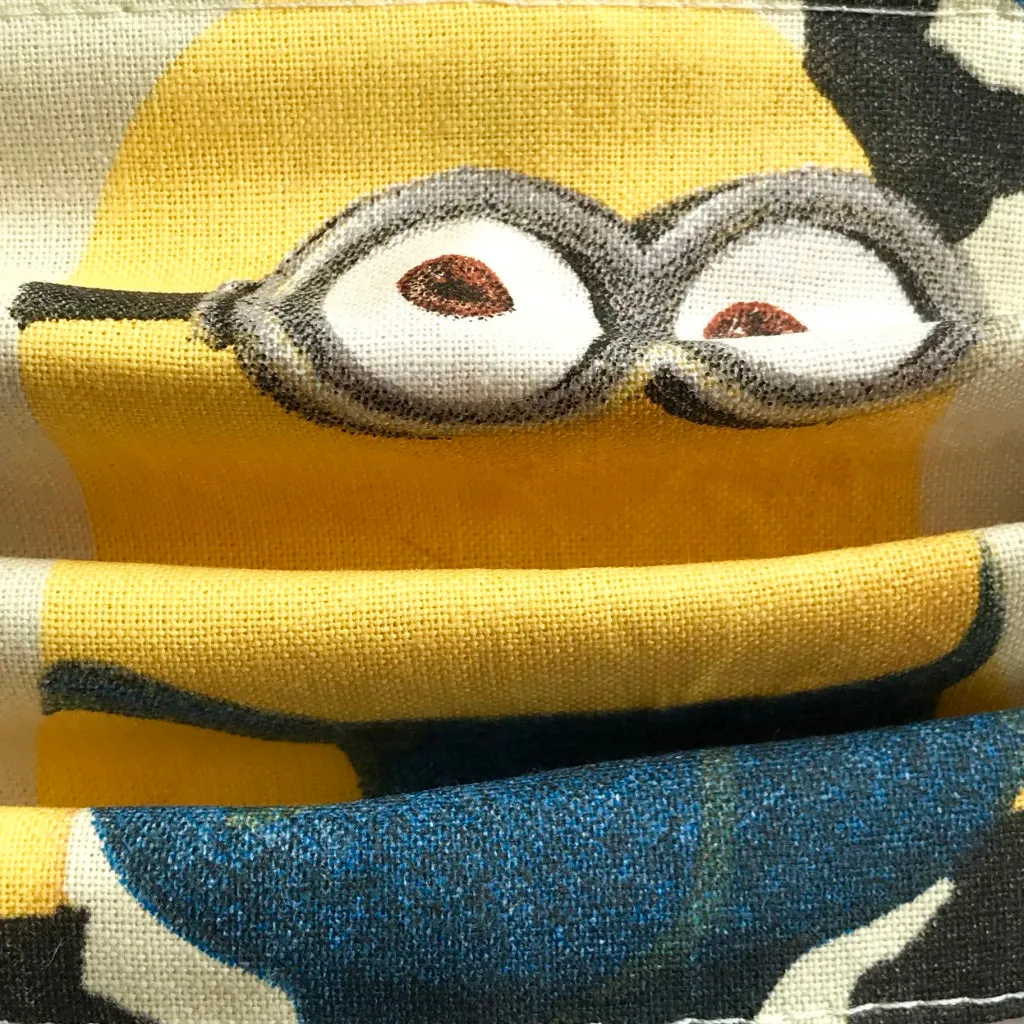 Washable Cotton Face Mask Covering Minions