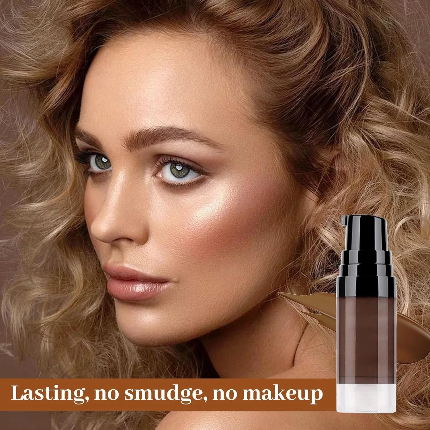 Waterproof Brow Gel, 2025 New 3D Eyebrow Gel Long Lasting Eyebrow Makeup, 24 Hours Waterproof Highly Liquid Eye Brow Makeup Kit (Light Brown)