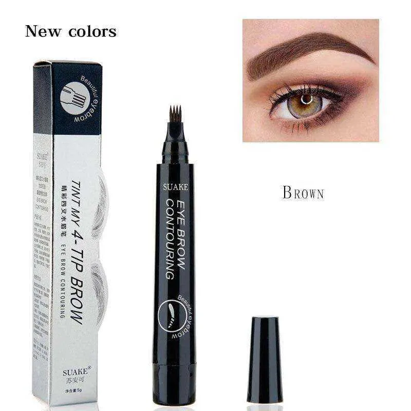 Waterproof Fork Tip Eyebrow Tattoo Pen