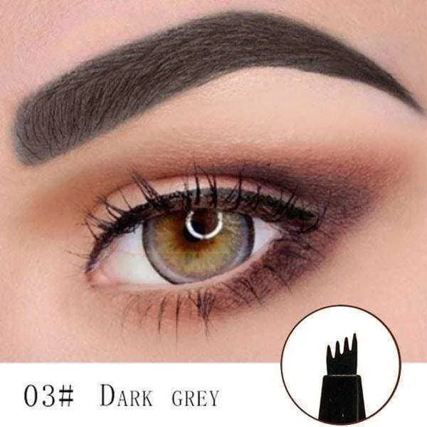 Waterproof Fork Tip Eyebrow Tattoo Pen