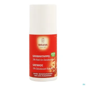 Weleda Deodorant Granaatappel 24h Roll-on - Natuurlijke 24-uurs Bescherming, Aluminiumvrij
