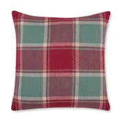 Wickham Check Cranberry Cushion