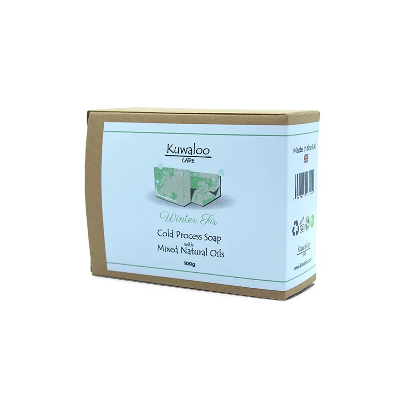 'Winter Fir' Organic Vegan Soap 100g - Mixed Natural Oils