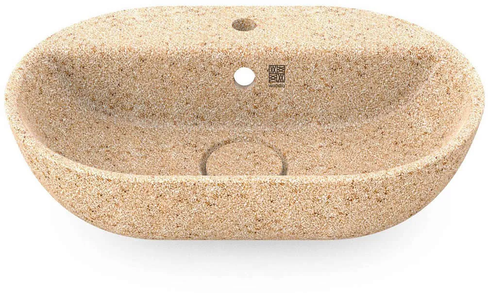 Woodio Soft60 Above-Mount Sink with Tap Hole - 10 Colors