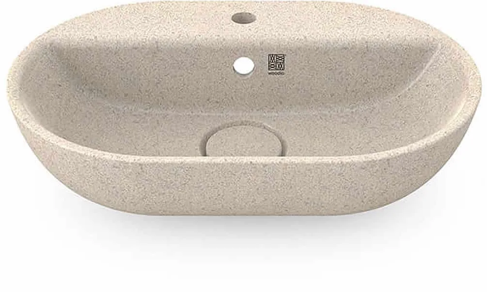 Woodio Soft60 Above-Mount Sink with Tap Hole - 10 Colors