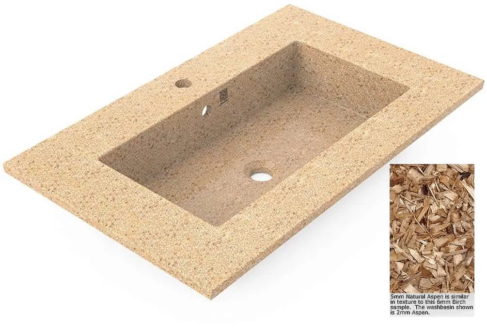 Woodio Unit80 Drop-In Integreated Sink / Vanity Top